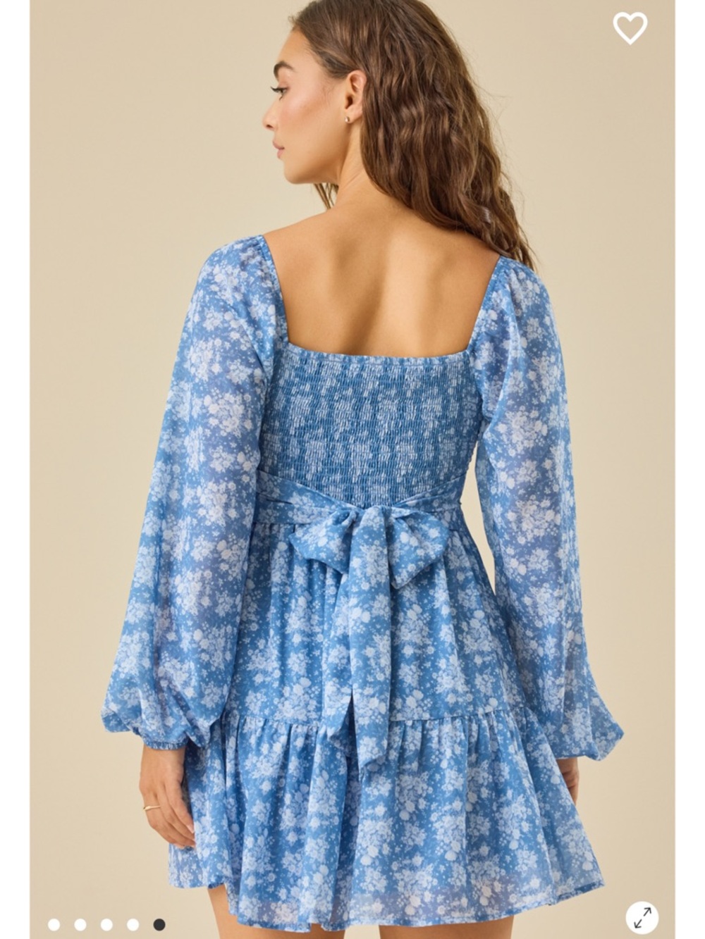 Altar'd State Dress, Sheila Floral Mini Dress - Picture 5 of 5
